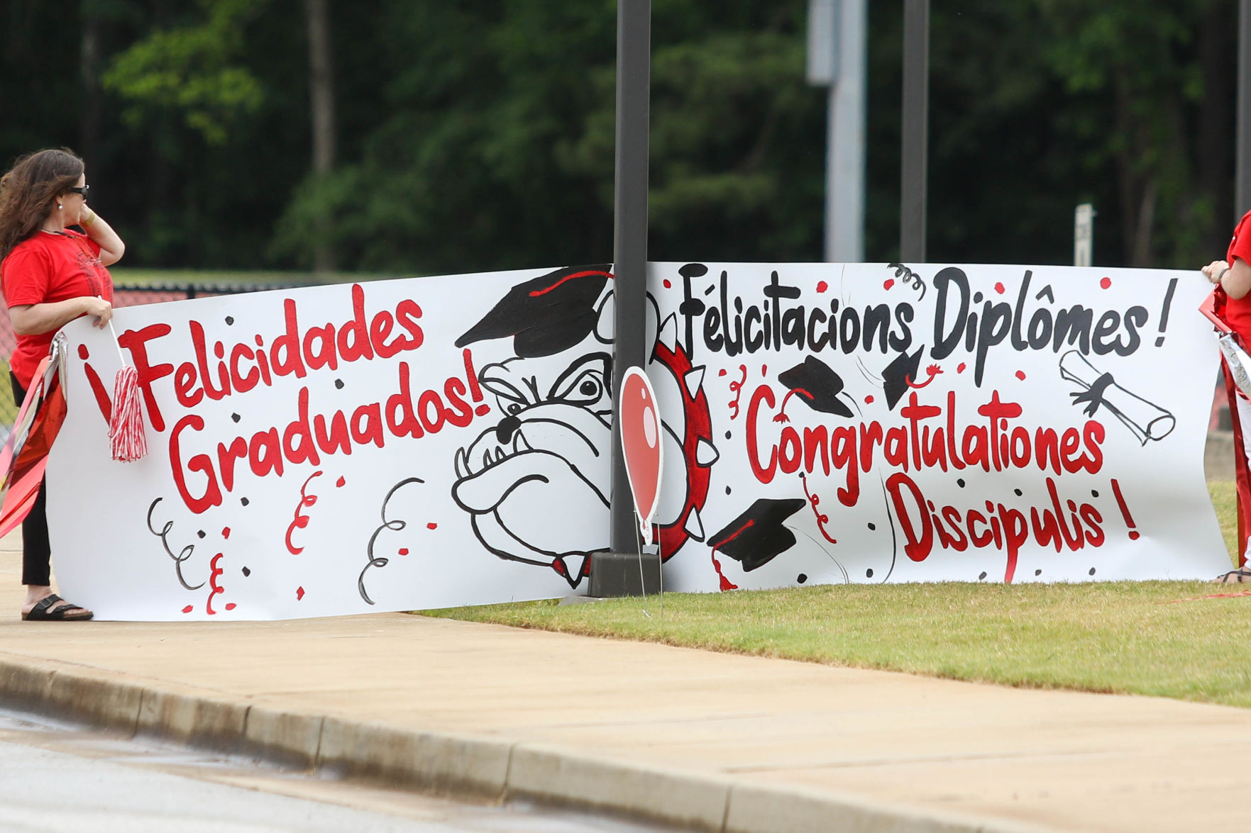 Opelika High School Class of 2020 drive-thru celebration